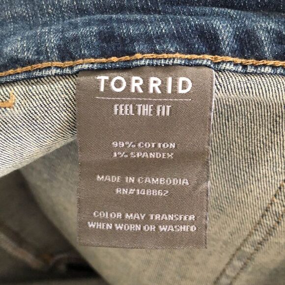 Torrid High Rise Short with Iconic Pockets Size 16 NWT - Picture 4 of 7